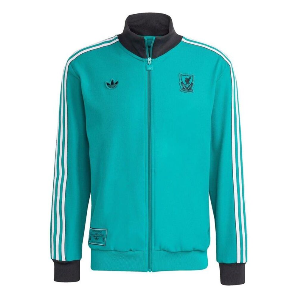 Adidas Mens Terrace Icons Liverpool FC Track Top / Green